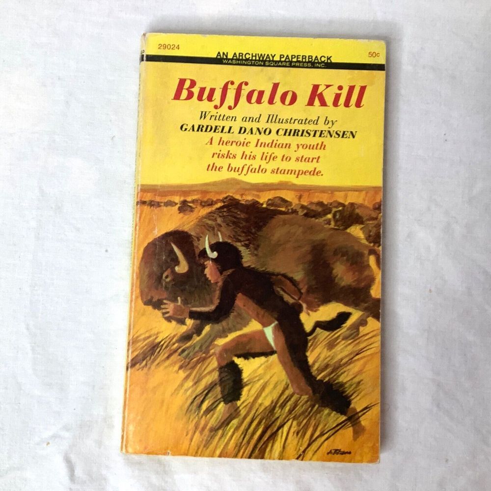 Vtg Buffalo Kill By Gardell Dano Christensen Archway Paperback Buffalo Book